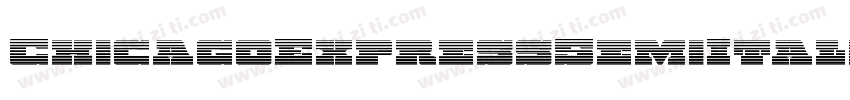 ChicagoExpressSemiItalic-03qX字体转换
