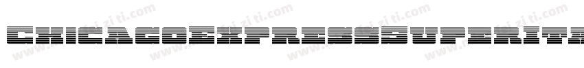 ChicagoExpressSuperItalic-zapl字体转换