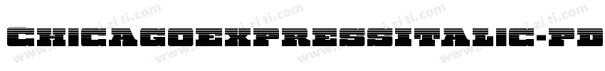 ChicagoExpressItalic-pd5Z字体转换