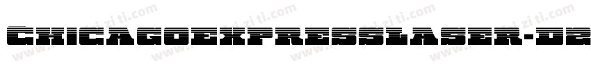 ChicagoExpressLaser-D2A0字体转换