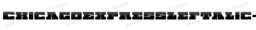 ChicagoExpressLeftalic-qPJ0字体转换