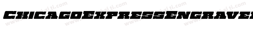 ChicagoExpressEngraved-eBPB字体转换