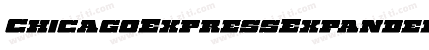 ChicagoExpressExpanded-alw9字体转换