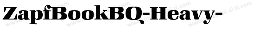 ZapfBookBQ-Heavy字体转换