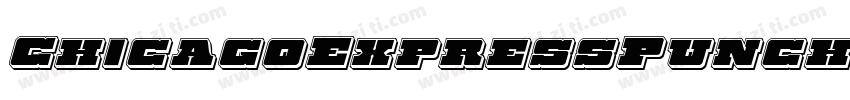 ChicagoExpressPunchItalic-jKJ7字体转换