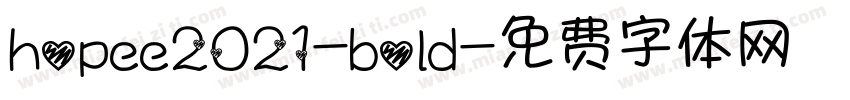 hopee2021-bold字体转换