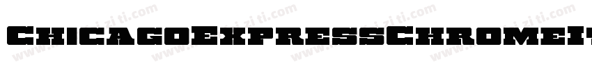 ChicagoExpressChromeItalic-gYX6字体转换