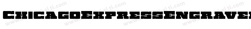 ChicagoExpressEngraved-eBPB字体转换