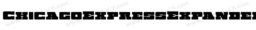 ChicagoExpressExpanded-alw9字体转换