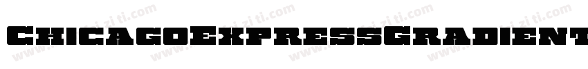 ChicagoExpressGradient-O4m3字体转换