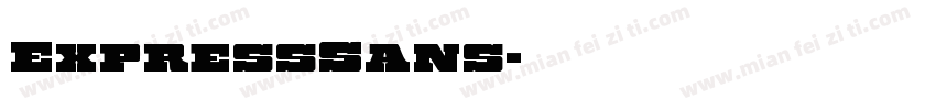 ExpressSans字体转换