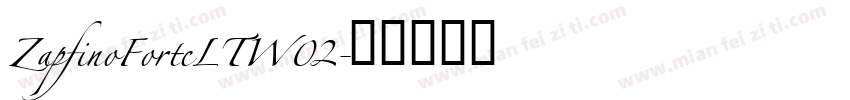 ZapfinoForteLTW02字体转换