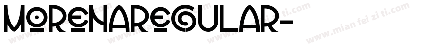 MorenaRegular字体转换