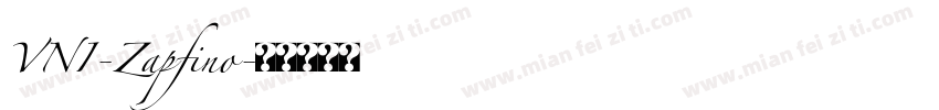 VNI-Zapfino字体转换