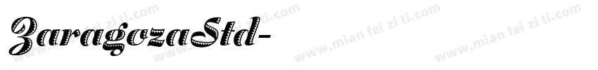 ZaragozaStd字体转换