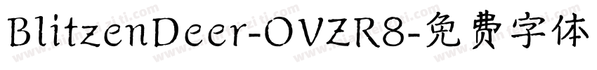 BlitzenDeer-OVZR8字体转换