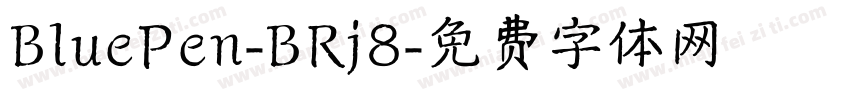BluePen-BRj8字体转换