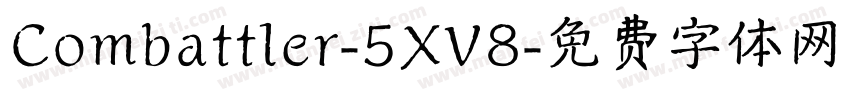 Combattler-5XV8字体转换