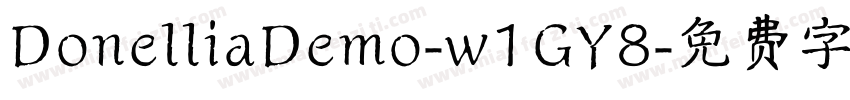 DonelliaDemo-w1GY8字体转换