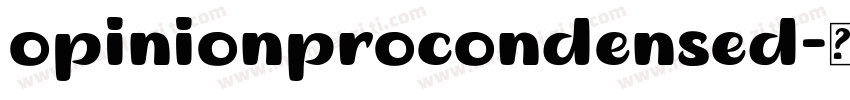 opinionprocondensed字体转换