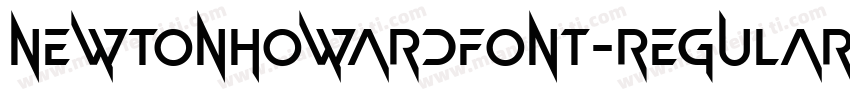 NewtonHowardFont-Regular字体转换