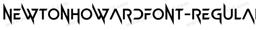 NewtonHowardFont-Regular字体转换