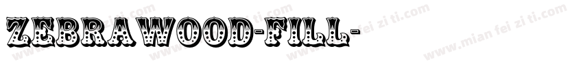 Zebrawood-Fill字体转换