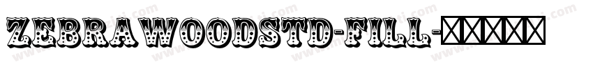 ZebrawoodStd-Fill字体转换