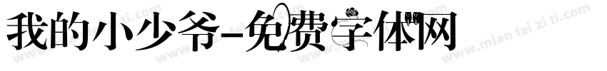 我的小少爷字体转换