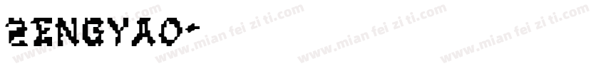zengyao字体转换
