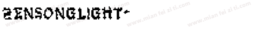 zensonglight字体转换