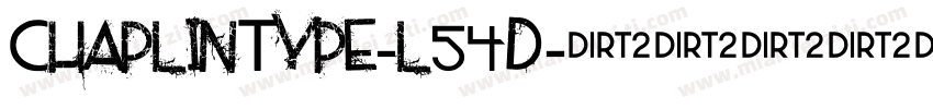 ChaplinType-l54d字体转换