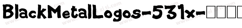 BlackMetalLogos-531x字体转换