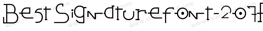 BestSignatureFont-2O7Pl字体转换