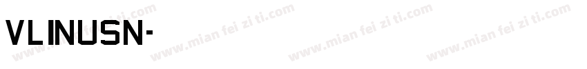 VLINUSN字体转换