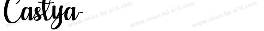 Castya字体转换