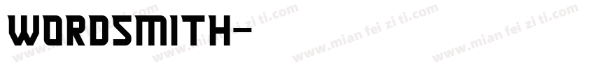wordsmith字体转换