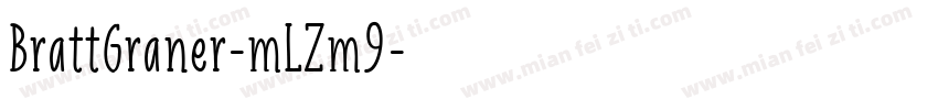 BrattGraner-mLZm9字体转换