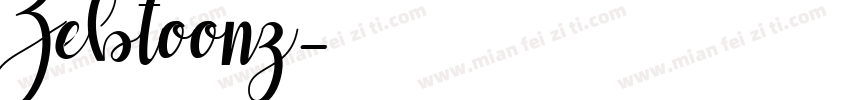 Zebtoonz字体转换
