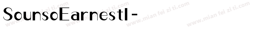 SounsoEarnestl字体转换