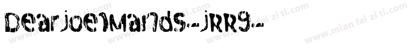 Dearjoe1Mands-jRR9字体转换