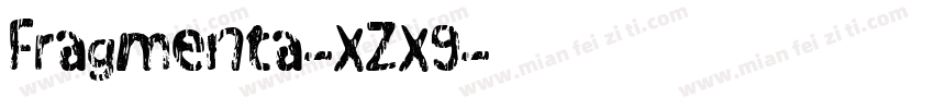Fragmenta-XZX9字体转换