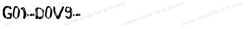 G01-D0V9字体转换