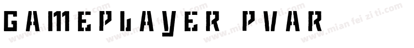 GamePlayer-pvAR字体转换
