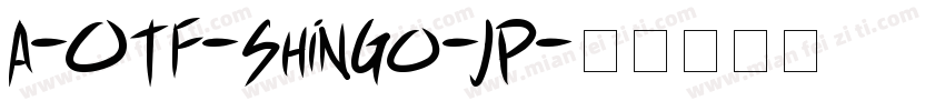 A-OTF-ShinGo-JP字体转换