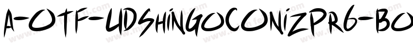 A-OTF-UDShinGoCOnizPr6-Bol字体转换