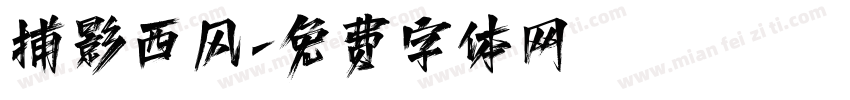 捕影西风字体转换