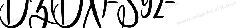 BZ(BX)-S92字体转换