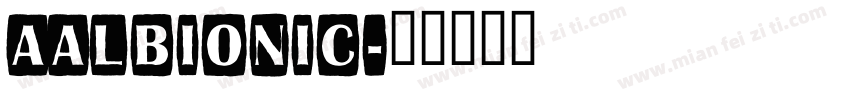 AAlbionic字体转换