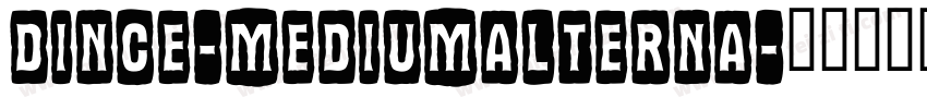 DINCE-MediumAlterna字体转换